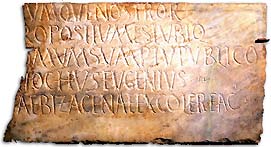 Inscription on Tablet