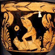 Campanian Red Figure Bell Krater Late 5th century   B.C.
