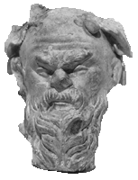 Terracotta Head of Silenos First half of the 3rd century b.c.