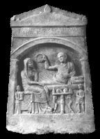 Western Asia 
Minor Marble Funeral Stele 1st century b.c.