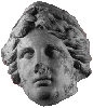 Marble Head of Athena 2nd century b.c.
