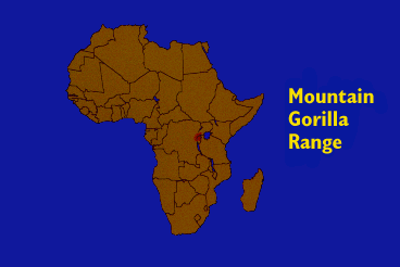 Map -- Mountain Gorilla Range (in red)