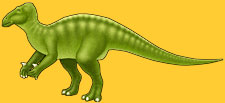 Iguanodon on two legs