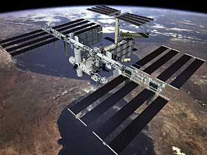 Artist conception of International Space Station