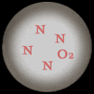 Oxygen + Nitrogen: O2 +N